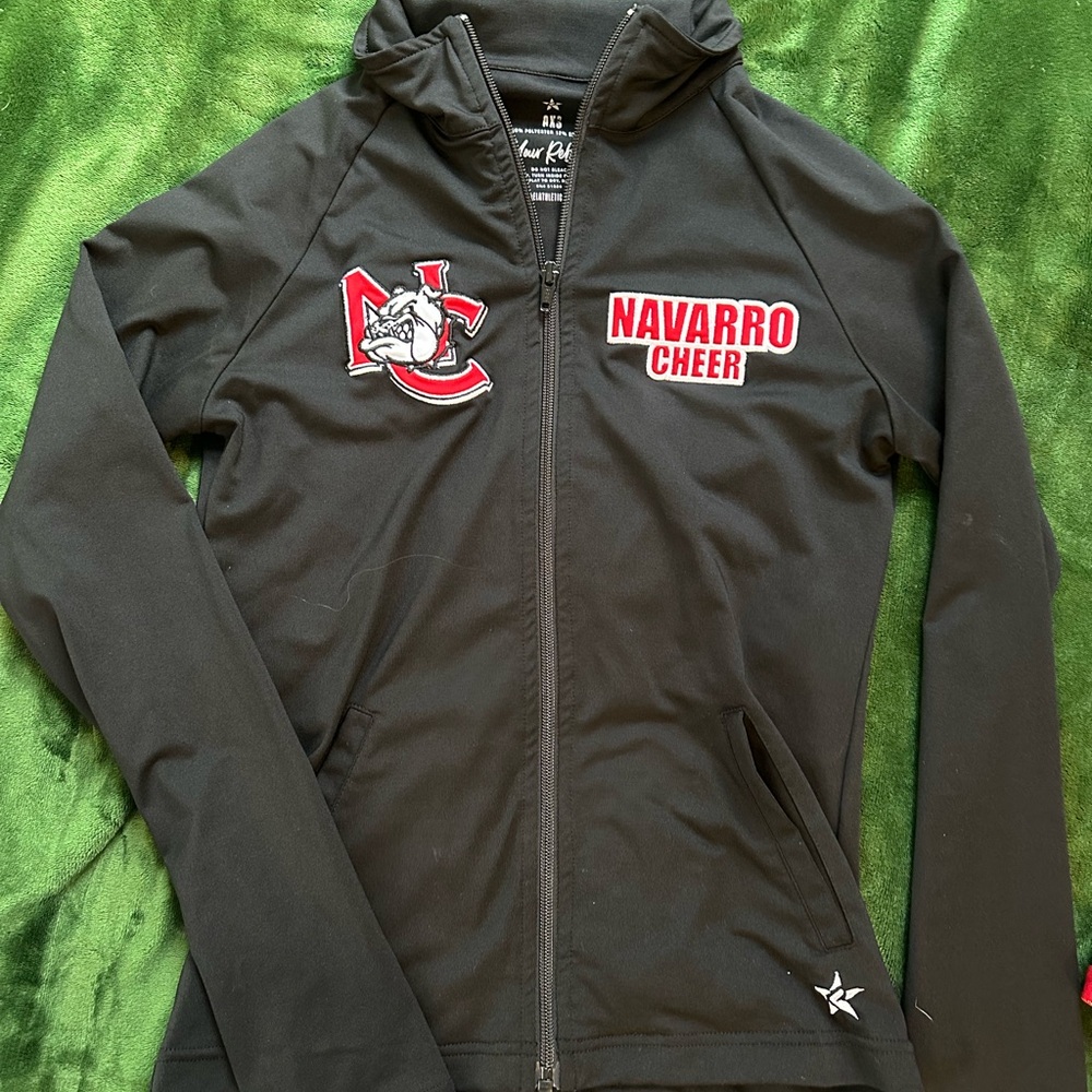 Navarro Cheer Black Zip-Up Jacket